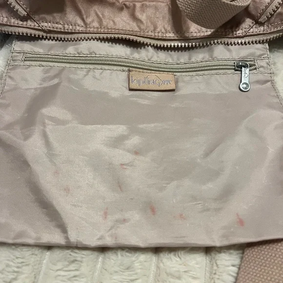 Kipling Art Mini handbag in a metallic rose - Picture 10 of 16